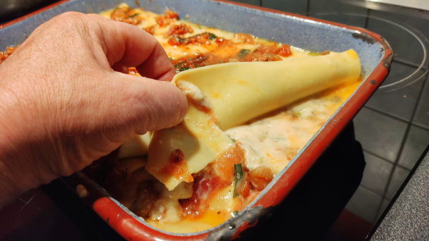 Lasagne s mletým morčacím mäsom (fotorecept) - obrázok 3