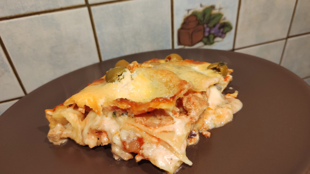 Lasagne s mletým morčacím mäsom (fotorecept) - obrázok 7