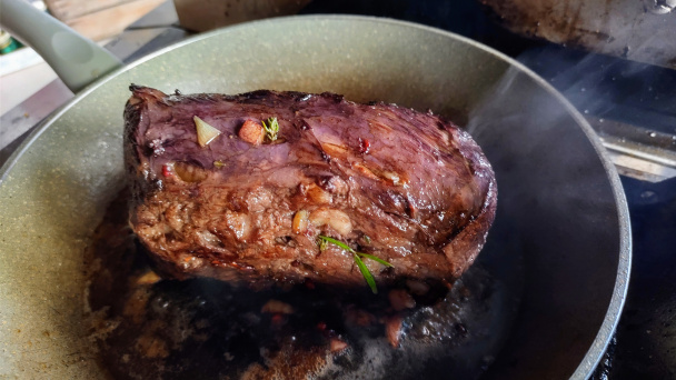 Jelenie karé na červenom víne a zelenine (fotorecept) - obrázok 2