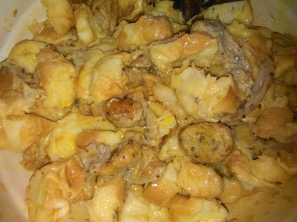 Jablkovo-pudingová žemľovka (fotorecept) - obrázok 1