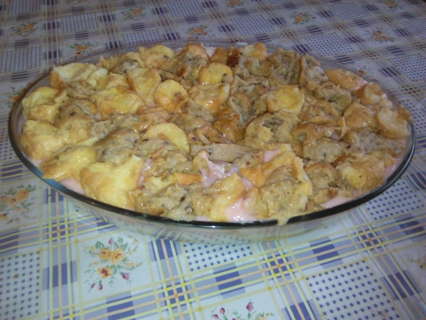 Jablkovo-pudingová žemľovka (fotorecept) - obrázok 5