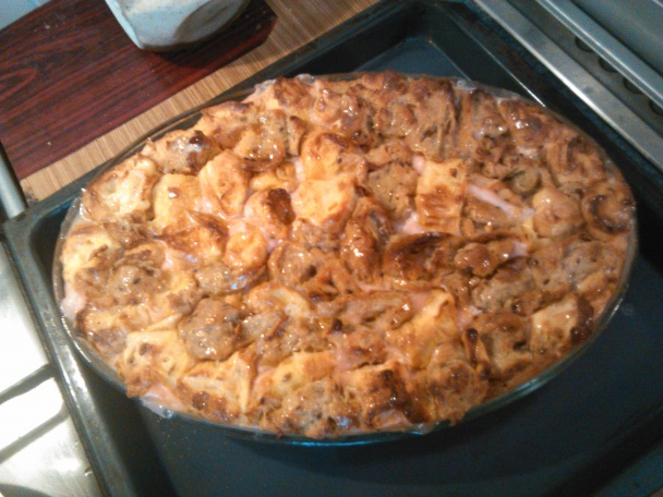 Jablkovo-pudingová žemľovka (fotorecept) - obrázok 6