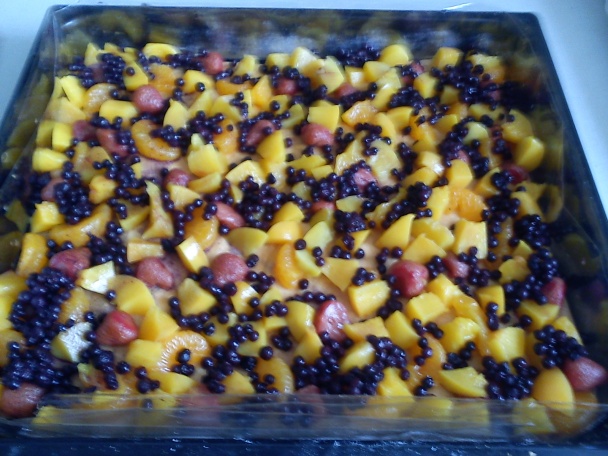 Ovocný smotanový koláč - obrázok 6