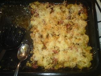 Pečená cuketa s klobáskou - obrázok 3