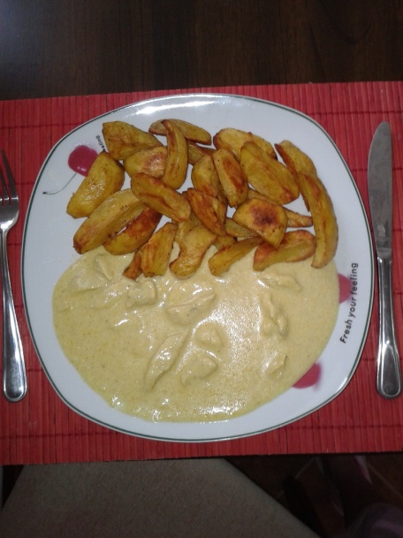 Kuracie prsia na horčicovo-smotanovej omáčke (fotorecept) - obrázok 4