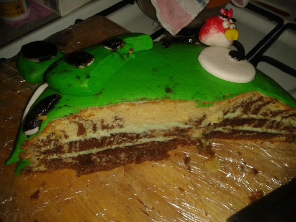 Torta prasiatka z Angry Birds (fotorecept) - obrázok 9
