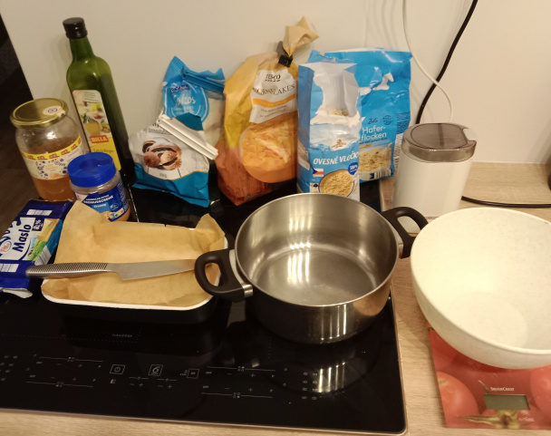 Fit raňajkový flapjack (granola bar) - obrázok 1