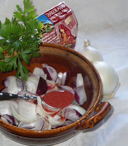 Cibule v tandoori masala (fotorecept) - obrázok 1