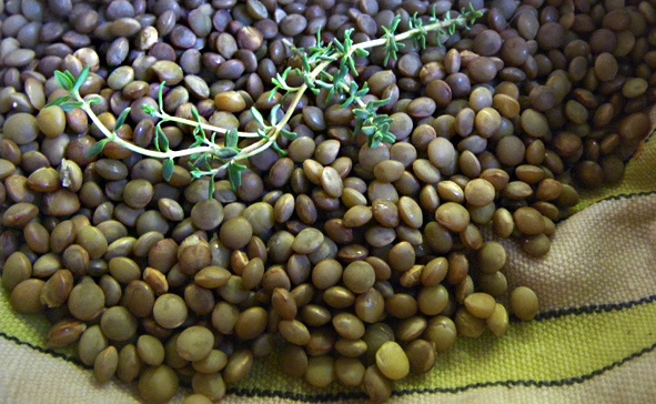 Špargl s čočkou jako příloha k masu (fotorecept) - obrázok 2