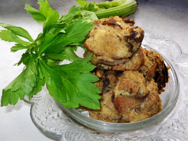 Celerové bochánky s hlívou a celerovými chuťovkami - obrázok 5