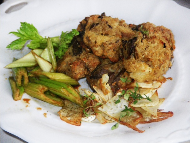 Celerové bochánky s hlívou a celerovými chuťovkami - obrázok 6