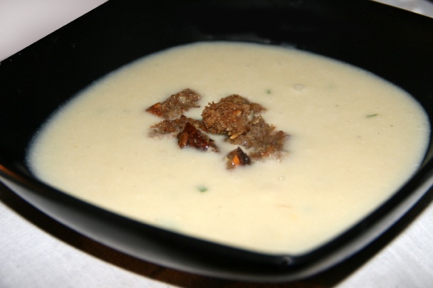 Polévka z vatovce obrovského (pýchavková) máslová - obrázok 5