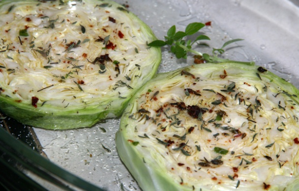 Pečené zelí s chilli a tymiánem - obrázok 3