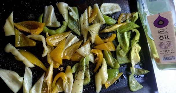 Salát ze zelených paprik (fotorecept) - obrázok 1