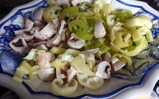 Šampiňóny s paprikami - obrázok 3