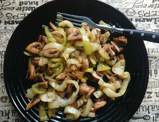 Šampiňóny s paprikami - obrázok 4