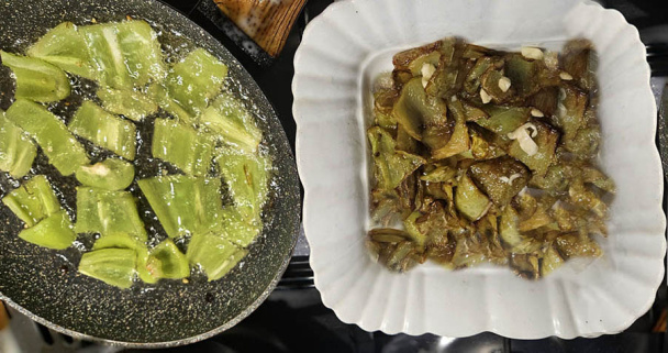 Pečené zelené papriky - obrázok 4