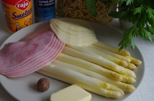 Zapekaná špargľa s cestovinou (fotorecept) - obrázok 1