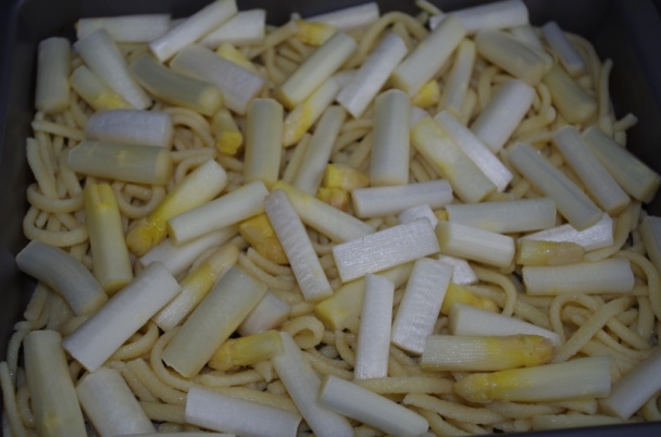 Zapekaná špargľa s cestovinou (fotorecept) - obrázok 3