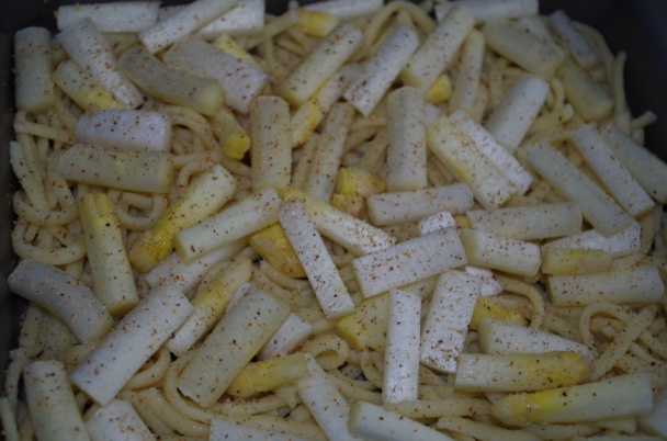 Zapekaná špargľa s cestovinou (fotorecept) - obrázok 4