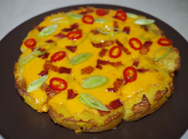 Slaný zemiakový koláč (fotorecept) - obrázok 9