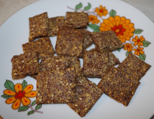 Chrumkavé ľanové plátky, alebo krekry (fotorecept) - obrázok 6