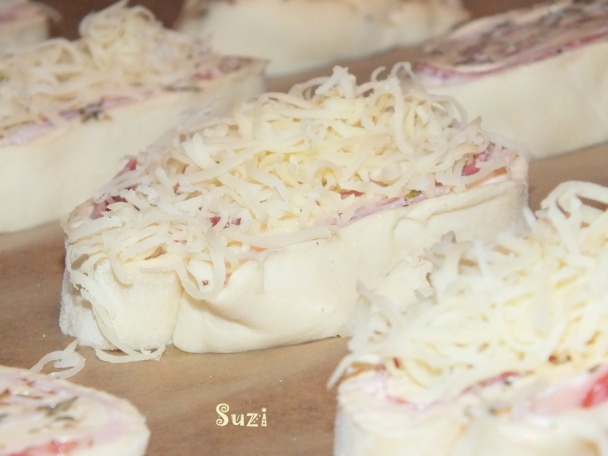 Šunkovo - syrové slimáky (fotorecept) - obrázok 7