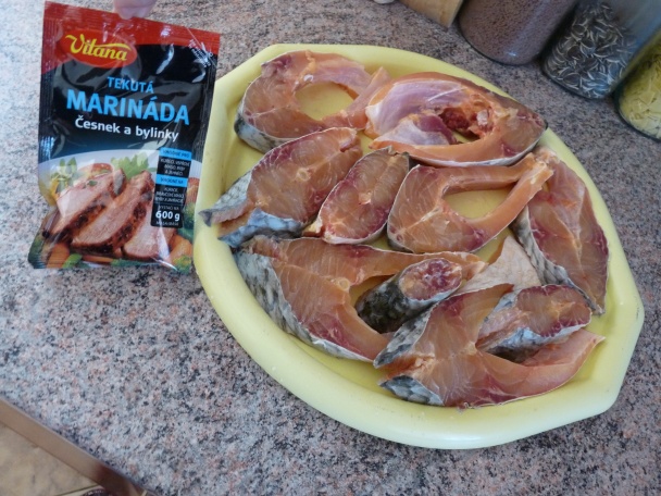 Marinovaný kapor s americkými zemiakmi (fotorecept) - obrázok 1