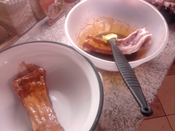 Ohnivé bravčové rebierka - marináda (fotorecept) - obrázok 2