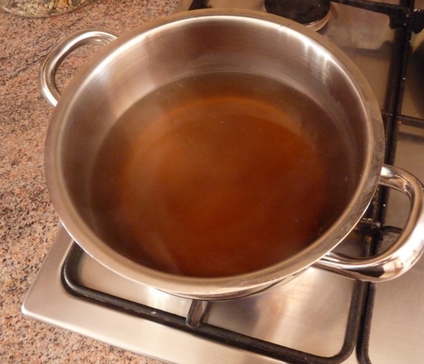 Šampiňónová perinka na bielom obláčiku s baldachýnom z parného hrnca (fotorecept) - obrázok 5