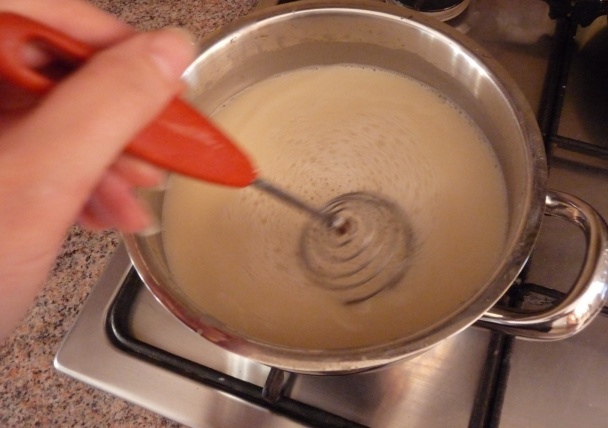 Šampiňónová perinka na bielom obláčiku s baldachýnom z parného hrnca (fotorecept) - obrázok 6