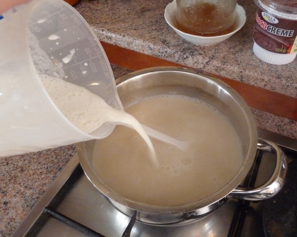 Šampiňónová perinka na bielom obláčiku s baldachýnom z parného hrnca (fotorecept) - obrázok 7