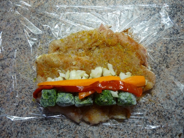 Kuracia a morčacia špenátová roláda na pare (fotorecept) - obrázok 2