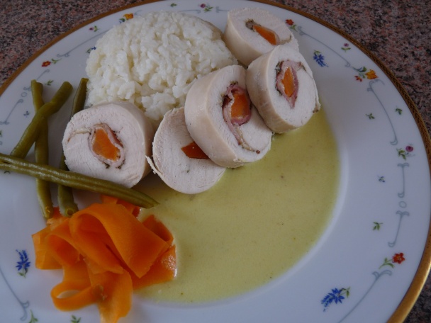 Kuracie roládky so slaninkou a kari omáčkou z parného hrnca (fotorecept) - obrázok 3