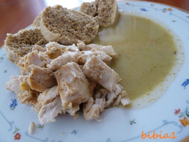 Kuracie slížiky s brokolicovou omáčkou a s ovsennou knedličkou (fotorecept) - obrázok 6