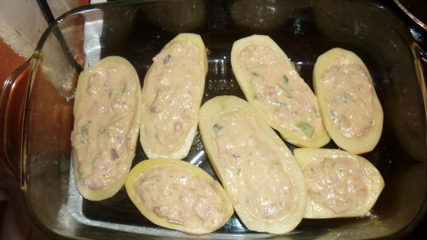 Plnené zemiaky a lá Bogar (fotorecept) - obrázok 11