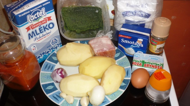 Špenátové halušky s bryndzou (fotorecept) - obrázok 1