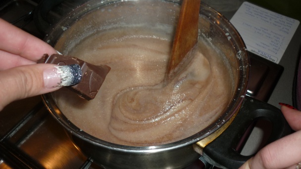 Torta pre moju mamku k 55tke :) part 2 plnka , poleva, záver (fotorecept) - obrázok 2