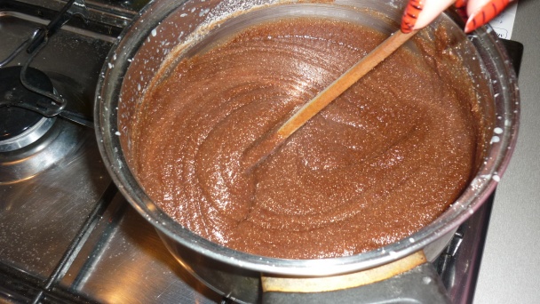 Torta pre moju mamku k 55tke :) part 2 plnka , poleva, záver (fotorecept) - obrázok 3