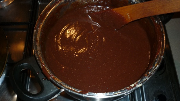 Torta pre moju mamku k 55tke :) part 2 plnka , poleva, záver (fotorecept) - obrázok 4