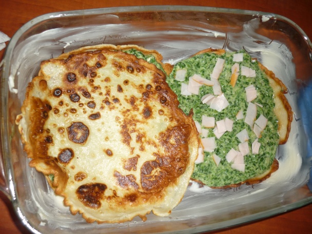 Špenátová palacinková torta (fotorecept) - obrázok 10