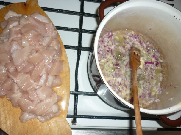 Kuracie prsičká na nivovej omáčke (fotorecept) - obrázok 1