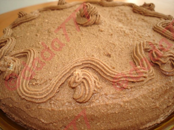 Torta s kakaovým krémom a tvarohom bez mlieka - obrázok 4