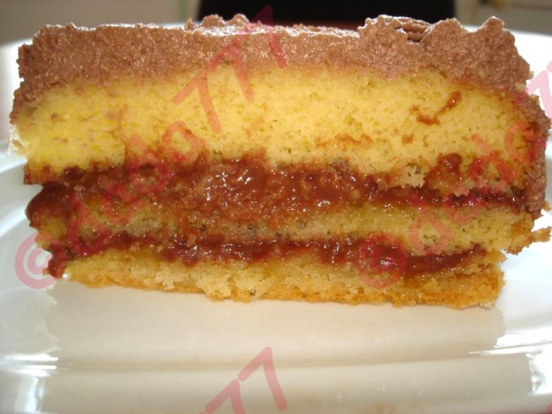 Torta s kakaovým krémom a tvarohom bez mlieka - obrázok 5