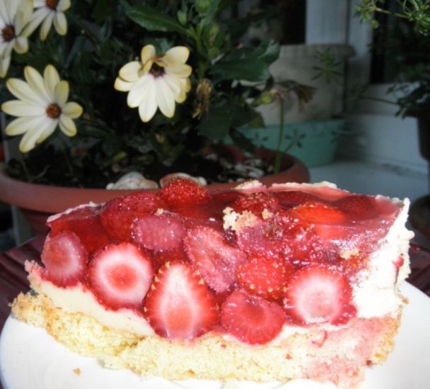 Jahodová torta -jednoduchá (fotorecept) - obrázok 9