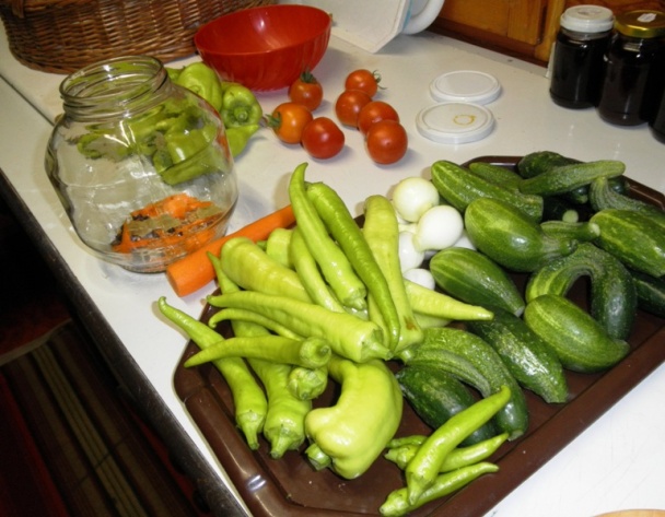 Paprika a uhorky konzervované bez sterilizácie na studeno/ fotorecept/ - obrázok 3