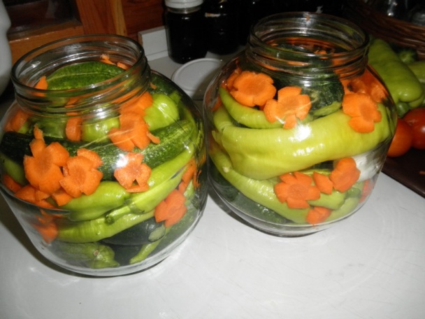 Paprika a uhorky konzervované bez sterilizácie na studeno/ fotorecept/ - obrázok 4