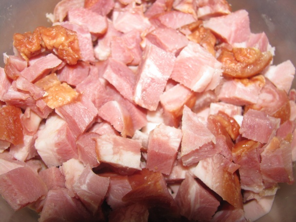 Syrová bábovka s údeným mäsom.(fotorecept) - obrázok 3