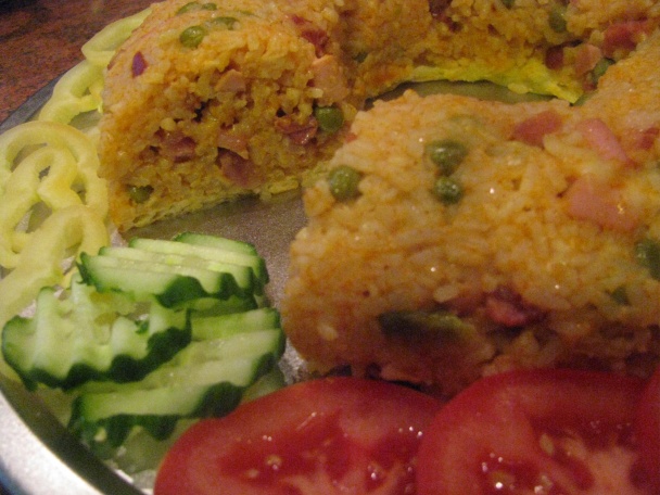 Syrová bábovka s údeným mäsom.(fotorecept) - obrázok 8