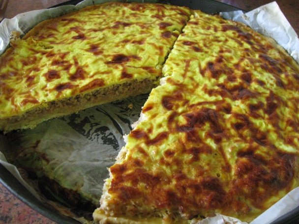Quiche z mleteho mäsa s tymiánom a červeným vínom (fotorecept) - obrázok 7